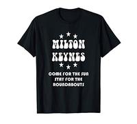 Milton Keynes Funny Tourism Retro Roundabouts Design Joke T-Shirt