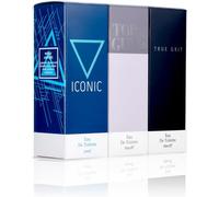 MILTON-LLOYD Eau de Toilette Triple Pack for Men - Iconic, Top Gun 2 & True Grit - Fresh, Woody & Aromatic Fragrance Collection - Gift for Him (3x50ml)