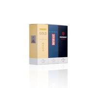 MILTON-LLOYD Eau de Toilette Triple Pack for Men - Pure Gold by Mary Chess, Bondage Hommes & President - Spicy, Aromatic & Fougere Fragrance Collection - Gift for Him (3x50ml)