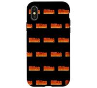 Milton, Louisiana Retro 80s Style Case for iPhone X/XS