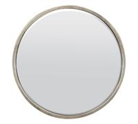 Milton Manor Large Silver Circular Bevelled Round Wall Mirror 80cm x 80cm 2ft7 x 2ft7