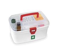 Milton Medicine Storage Box Empty, Lockable First Aid Box for Medication