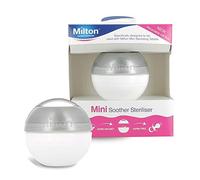 Milton Mini Portable Soother Pacifier Dummy Steriliser (Silver + 50Tablets)