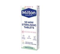 Milton Mini Sterilising Tablets - 50 Tablets, White