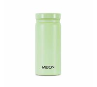 Milton Minimate 200 Thermosteel Insulated Water Bottle 190 ml Light Green | Hot and Cold | Leak Proof | Office Bottle | Sports | Home | Kitchen