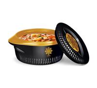 MILTON Royal 2500 Insulated Inner Stainless Steel Casserole, 2.05 Litres, Black Gold | BPA Free | Food Grade | Hot & Cold