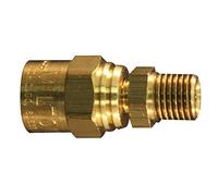 Milton s-617 Reusable Hose End, 1/4" x 5/8", Brass, Single