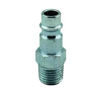 Milton S-760-1 1/4" MNPT V Style High Flow Steel Plug - Pack of 2