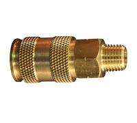 Milton s-765 HI-Flo V-Style 'A,M,V' 1/4" MNPT Brass Body, 1 Count (Pack of 1)