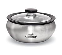 Milton Thermo Stainless Steel Insulated Casserole Keep Hot/Cold Serving Dish - 2.0 Liter