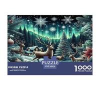 Milu Deer 1000 Pieces Jigsaw Puzzles for Adults Impossible Beautiful Home Decoration Challenge High Difficulty 38x26cm/1000pcs