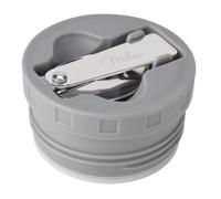 Milu Replacement Lid for Thermal Container 450ml 650ml 800ml - Spare Part - Colour Grey Inner Lid incl. Seal and Spoon - BPA Free