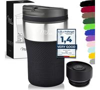 Milu Thermo Mug Insulated Mug Coffee Mug to go - 210ml 100% Leak Proof - Stainle