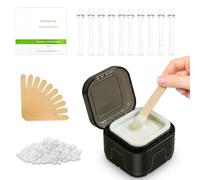 Milukon Nose Wax Heater Kit with 50g Nose Wax,20 Applicators & 5 Wet Wipes
