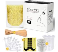 Milukon Nose Wax Kit for Men and Women with 100g Nasal Wax & 50 Accessories