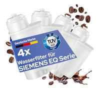 MILUX [Set of 4] Water Filter for Brita Intenza - TÜV Certified - Suitable for Siemens EQ Series (EQ6, EQ9, EQ500, EQ700) Fully Automatic Coffee Machines