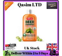 Milva Beer Shampoo for Shiny Hair with Hop Extract - Volumising Shampoo for Thin