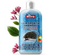 Milva Hair Growth Shampoo with Natural Quinine Extract - 200ml Thickening Treatment for Fine & Thinning Hair - Strengthening Anti-Hair Loss Shampoo for Women and Men that Nourishes Scalp and Follicles