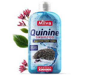 Milva Hair Growth Shampoo with Natural Quinine Extract - 500ml Thickening Treatment for Fine & Thinning Hair - Strengthening Anti-Hair Loss Shampoo for Women and Men that Nourishes Scalp and Follicles