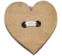 Milward 15 mm 3-Piece Wooden Buttons, Beige