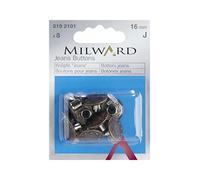 Milward 16 mm Jeans Buttons, Antique Copper