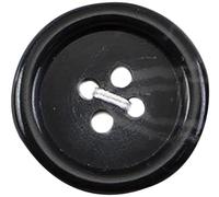 Milward 20 mm 3-Piece Polyester Buttons, Grey