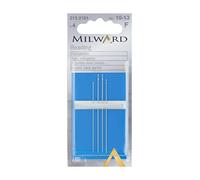 MILWARD 2132101 Beading Hand Sewing Needles, Silver, Nos.10-13
