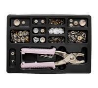 Milward 5-In-1 Pliers Set - Heavy Duty Snaps, Eyelets, Plastic & Fashion Snaps With 100 Fasteners