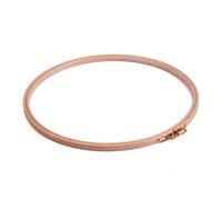 Milward Beech Wood Embroidery Hoop - 10in 25.4cm Diameter for Cross Stitch, Needlework & Crafts, Durable, Smooth Finish, Adjustable Wooden Frame, Metal Screw Clasp For Varied Thickness of Fabric