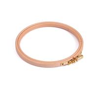 Elbesee 5"/12cm Diametre Wooden Embroidery Hoop with Metal Screw Fastening, Wood, Natural, 5in 12.7cm