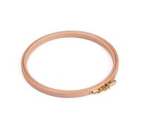 Milward Beech Wood Embroidery Hoop - 6in 15.2cm Diameter for Cross Stitch, Needlework & Crafts, Durable, Smooth Finish, Adjustable Wooden Frame, Metal Screw Clasp for Varied Thickness of Fabric
