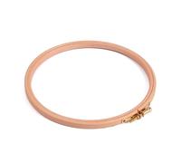 Elbesee 7"/17cm Diametre Wooden Embroidery Hoop with Metal Screw Fastening, Wood, Natural, 7in 17.8cm