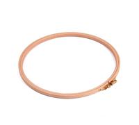 Milward Beech Wood Embroidery Hoop - 9in 22.9cm Diameter for Cross Stitch, Needlework & Crafts, Durable, Smooth Finish, Adjustable Wooden Frame, Metal Screw Clasp For Varied Thickness of Fabric