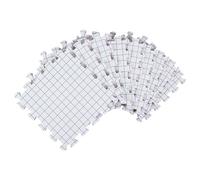 Milward Blocking Mats for Knitting, Crochet, Lacing, Needlework - 9 Pieces of 32cm Interlocking Boards with 1” 2.5cm Square Grid, White