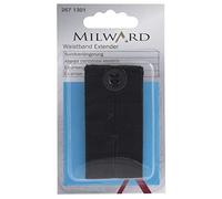 MILWARD Button Trouser/Skirt Waistband Extender, Black, One Size