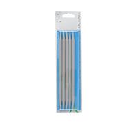 Milward Double Point Knitting Needles, Set of Five, 20cm, No8.0
