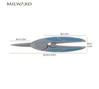 Milward Easy Action Scissors - 16.5Cm Spring-Assisted Soft-Grip Scissors With 4Cm Blade For Precision Crafting