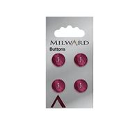 Milward Hard Haberdashery, Shell, Pink, 12,5mm