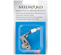 Milward Machine Zipper Foot, Silver, One Size-Adjustable