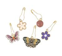 Milward Metal Charm Stitch Markers (Butterfly Garden)