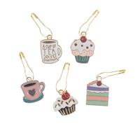 Milward Metal Charm Stitch Markers (Tea Time)