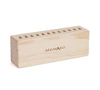 Milward Pine Woodblock Scissor Display - Holds 12 Pairs of Scissors