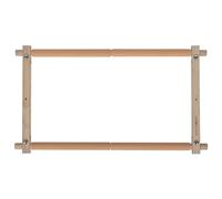 Milward Rotating Tapestry Frame - 45.7 x 30.5cm (18 x 12”) Clip On Scroll Frame for Embroidery, Cross Stitch, Needlework, Quilting - Beech Wood