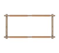 Milward Rotating Tapestry Frame - 61 x 30.5cm (24 x 12”) Clip On Scroll Frame for Embroidery, Cross Stitch, Needlework, Quilting - Beech Wood