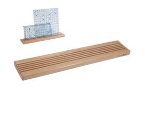 Milward Ruler/Template Rack, Beech Wood, 50 x 10cm, 2159004
