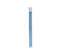 MILWARD Single Point Knitting Needles, 35cm, Silver Grey, 6mm