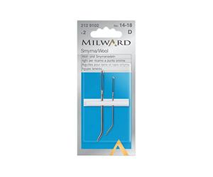 Milward Smyrna/Wool Yarn Hand Sewing Needles, Silver, Nos.14-18