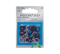MILWARD Stitch Markers, 21 Pieces, 9cm x 6cm x 1cm