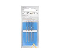 Milward Tapestry Hand Sewing Needles, Silver, No.16