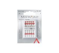 Milward Universal Sewing Machine Needles, Silver, 70/10, 80/12, 90/14